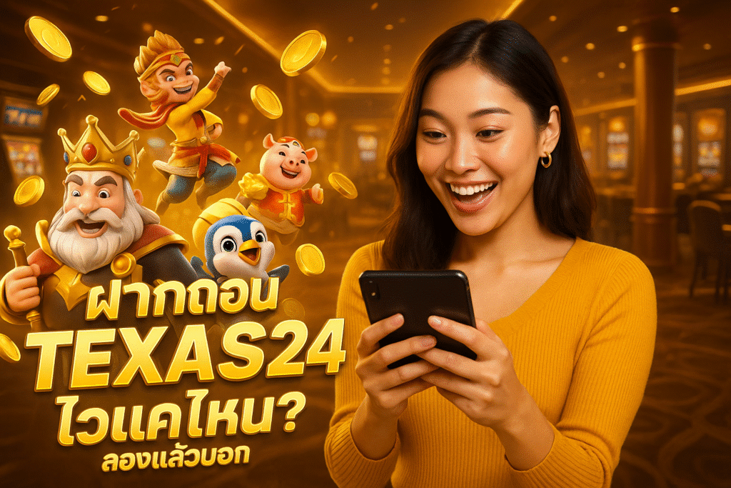ฝากถอน TEXAS24 ไวแค่ไหน? ลองแล้วบอก