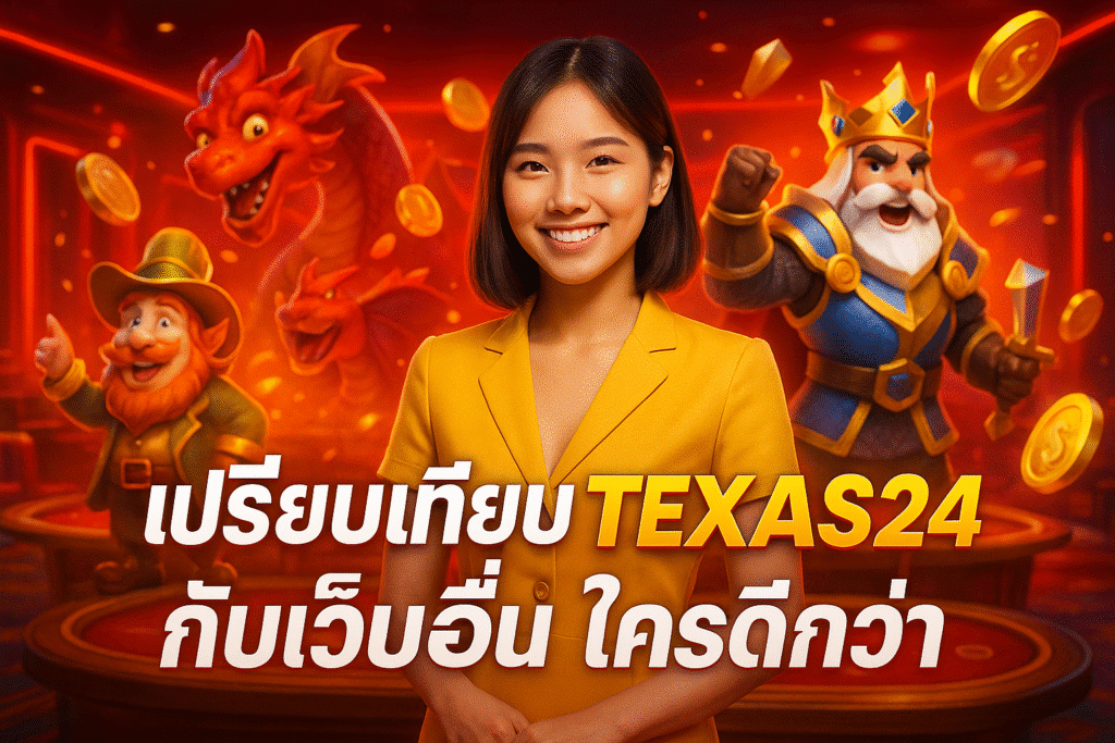 เปรียบเทียบ TEXAS24 กับเว็บอื่น ใครดีกว่า