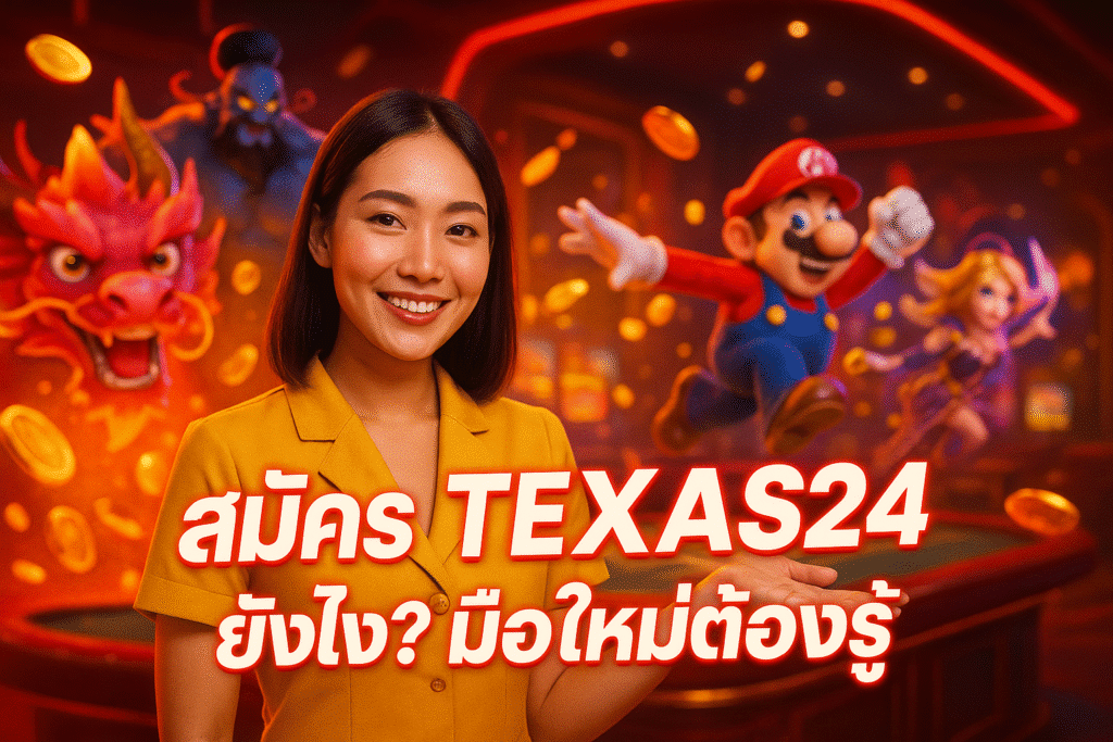 สมัคร TEXAS24 ยังไง? มือใหม่ต้องรู้